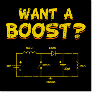 Electrical Engineering Want A Boost Engineer Posters and Art